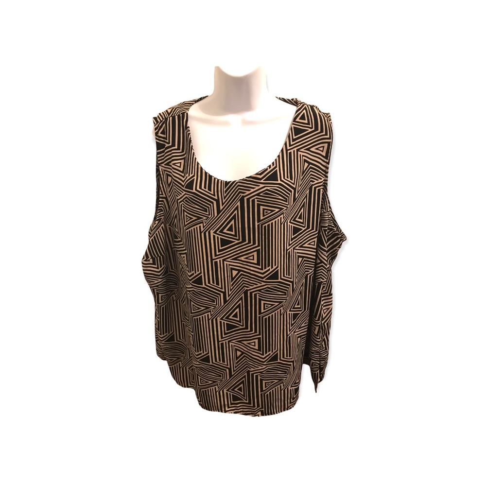 Woman’s Ashley Stewart Plus Sleeveless Blouse 22W